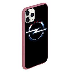 Чехол iPhone 11 Pro матовый Opel sport auto trend, цвет: 3D-малиновый — фото 2