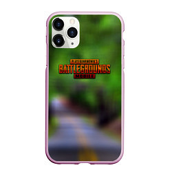 Чехол iPhone 11 Pro матовый Pubg mobile game, цвет: 3D-розовый