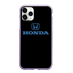 Чехол iPhone 11 Pro матовый Honda sport japan, цвет: 3D-светло-сиреневый