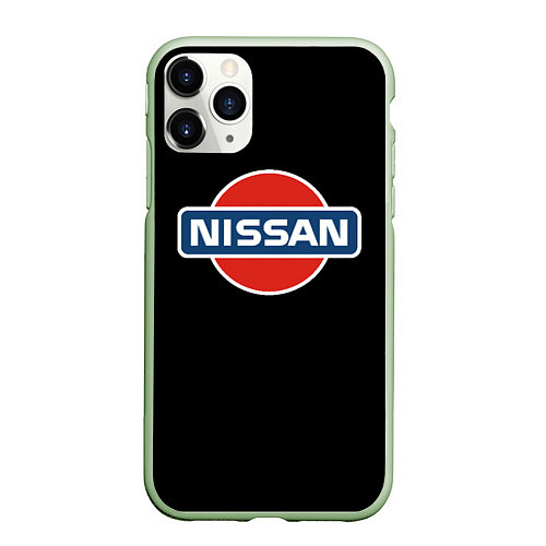 Чехол iPhone 11 Pro матовый Nissan auto / 3D-Салатовый – фото 1
