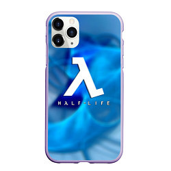 Чехол iPhone 11 Pro матовый Half life blue storm, цвет: 3D-светло-сиреневый