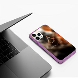 Чехол iPhone 11 Pro матовый Assassins creed mirage, цвет: 3D-фиолетовый — фото 2