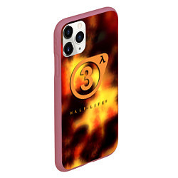 Чехол iPhone 11 Pro матовый Half life game, цвет: 3D-малиновый — фото 2