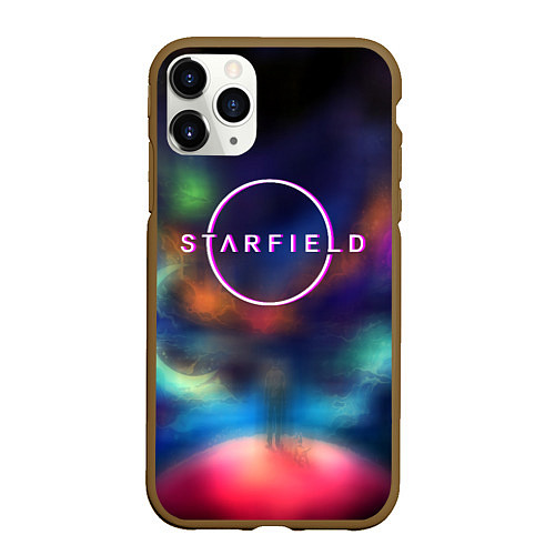 Чехол iPhone 11 Pro матовый Starfield xbox / 3D-Коричневый – фото 1