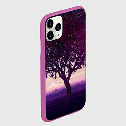 Чехол iPhone 11 Pro матовый Love Money Rock-n-Roll сакура, цвет: 3D-фиолетовый — фото 2