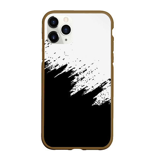 Чехол iPhone 11 Pro матовый Краска и больше ничего лишнего / 3D-Коричневый – фото 1