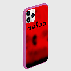 Чехол iPhone 11 Pro матовый Counter Strike online, цвет: 3D-фиолетовый — фото 2