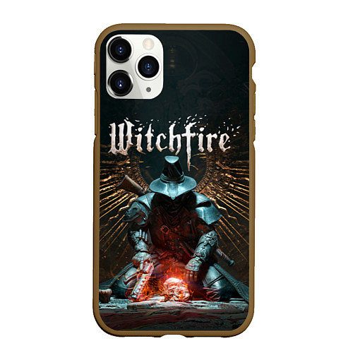 Чехол iPhone 11 Pro матовый Охотник witchfire / 3D-Коричневый – фото 1