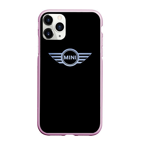 Чехол iPhone 11 Pro матовый Mini auto / 3D-Розовый – фото 1