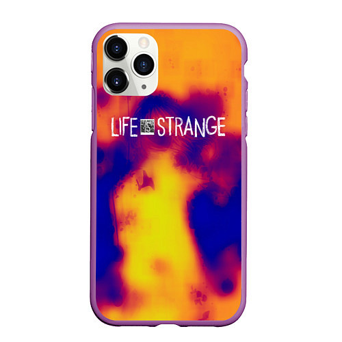 Чехол iPhone 11 Pro матовый Life Is Strange true / 3D-Фиолетовый – фото 1