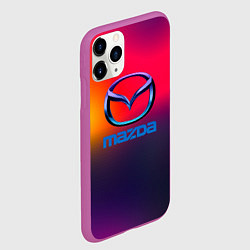 Чехол iPhone 11 Pro матовый Mazda gradient, цвет: 3D-фиолетовый — фото 2