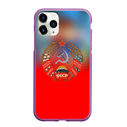 Чехол iPhone 11 Pro матовый Belarus ussr