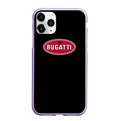 Чехол iPhone 11 Pro матовый Bugatti auto