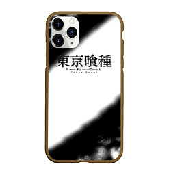 Чехол iPhone 11 Pro матовый Tokyo Ghoul аниме логотипы, цвет: 3D-коричневый