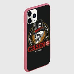 Чехол iPhone 11 Pro матовый Casino, цвет: 3D-малиновый — фото 2