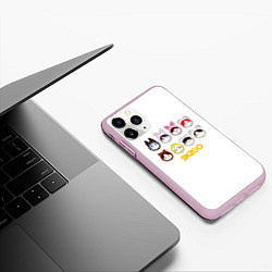 Чехол iPhone 11 Pro матовый Skzoo все вместе, цвет: 3D-розовый — фото 2