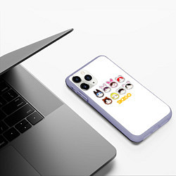 Чехол iPhone 11 Pro матовый Skzoo все вместе, цвет: 3D-светло-сиреневый — фото 2