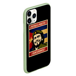 Чехол iPhone 11 Pro матовый Patria o muerte, цвет: 3D-салатовый — фото 2