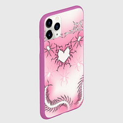 Чехол iPhone 11 Pro матовый Сердце сколопендры, цвет: 3D-фиолетовый — фото 2