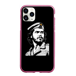 Чехол iPhone 11 Pro матовый Che Guevara - Hasta La Victoria, цвет: 3D-малиновый