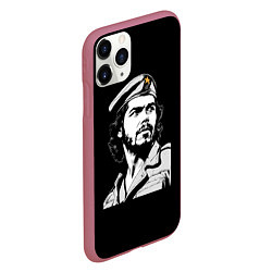 Чехол iPhone 11 Pro матовый Che Guevara - Hasta La Victoria, цвет: 3D-малиновый — фото 2