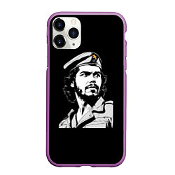 Чехол iPhone 11 Pro матовый Che Guevara - Hasta La Victoria, цвет: 3D-фиолетовый