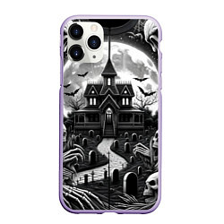 Чехол iPhone 11 Pro матовый Дом с привидениями