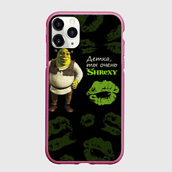 Чехол iPhone 11 Pro матовый Shrexy Shrek