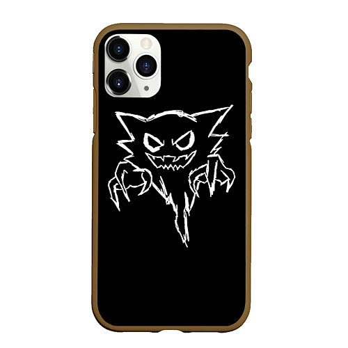 Чехол iPhone 11 Pro матовый Evil ghost / 3D-Коричневый – фото 1