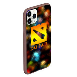 Чехол iPhone 11 Pro матовый Dota allgame, цвет: 3D-коричневый — фото 2