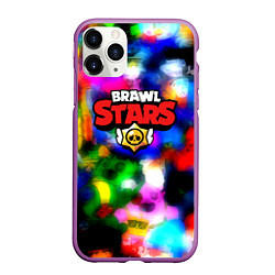 Чехол iPhone 11 Pro матовый Brawl stars все персонажи бравлеры