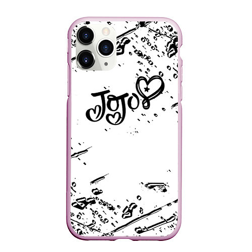 Чехол iPhone 11 Pro матовый JoJos Bizarre splash love anime / 3D-Розовый – фото 1