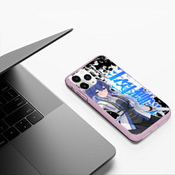 Чехол iPhone 11 Pro матовый Рокси из Реинкарнации безработного, цвет: 3D-розовый — фото 2