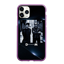 Чехол iPhone 11 Pro матовый Depeche Mode - Мартин и Дэйв, цвет: 3D-фиолетовый