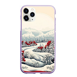 Чехол iPhone 11 Pro матовый Зимнее чудо