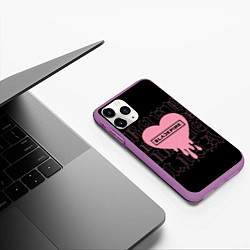 Чехол iPhone 11 Pro матовый Blackpink: Jisoo Jennie Rose Lisa, цвет: 3D-фиолетовый — фото 2