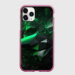Чехол iPhone 11 Pro матовый Гармония геометрии в абстракции, цвет: 3D-малиновый