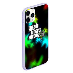 Чехол iPhone 11 Pro матовый GTA 5 tropicano, цвет: 3D-светло-сиреневый — фото 2