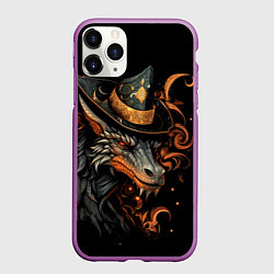 Чехол iPhone 11 Pro матовый Властелин холода, цвет: 3D-фиолетовый
