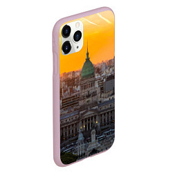 Чехол iPhone 11 Pro матовый Буэнос-Айрес, цвет: 3D-розовый — фото 2