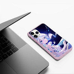 Чехол iPhone 11 Pro матовый Genshin Impact Furina, цвет: 3D-розовый — фото 2