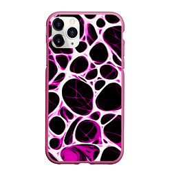 Чехол iPhone 11 Pro матовый Розовая морская волна