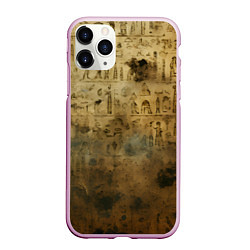 Чехол iPhone 11 Pro матовый Древний папирус, цвет: 3D-розовый