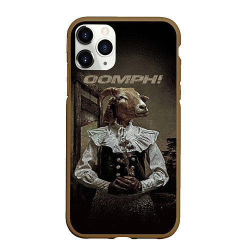 Чехол iPhone 11 Pro матовый Richter und henker Oomph / 3D-Коричневый – фото 1
