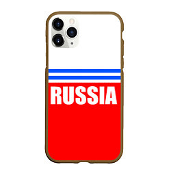 Чехол iPhone 11 Pro матовый Russia - classic