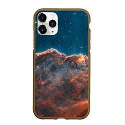 Чехол iPhone 11 Pro матовый Туманность Киля наблюдаемая телескопом Уэбба