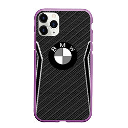 Чехол iPhone 11 Pro матовый BMW carbon sport