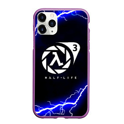 Чехол iPhone 11 Pro матовый Half life storm city