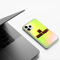 Чехол iPhone 11 Pro матовый Видел Ленина, цвет: 3D-салатовый — фото 2