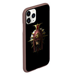 Чехол iPhone 11 Pro матовый Вархаммер - Навигатор эзотерический, цвет: 3D-коричневый — фото 2